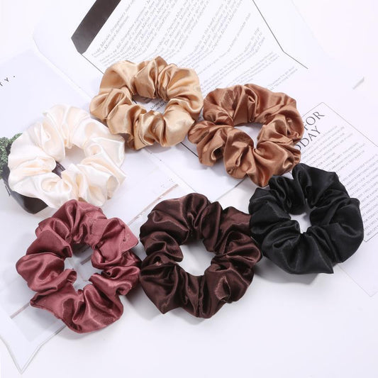 SoftAF™ Softest Silk Scrunchies Ever (6pcs)